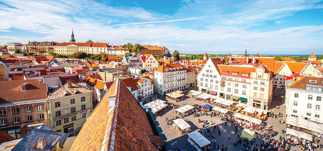 Old Town Main Square, Tallinn, Estonia